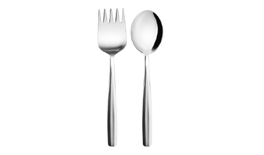 Hackman - Carelia Serving Spoon & Fork by Bertel Gardberg