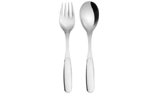 Hackman - Savonia Serving Spoon & Fork by Adolf Babel
