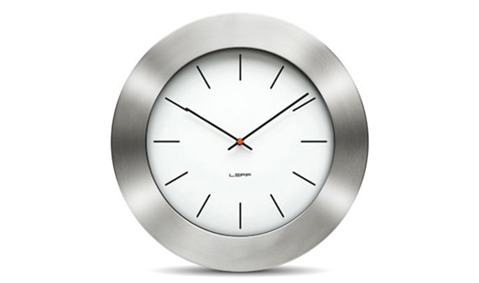 LEFF - Bold55 Clock White by Wiebe Teertstra