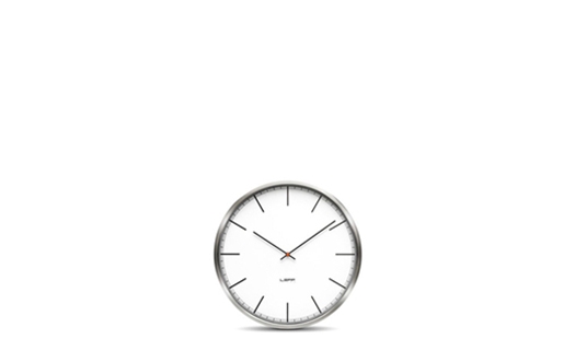 LEFF - One25 Clock White Index by Wiebe Teertstra