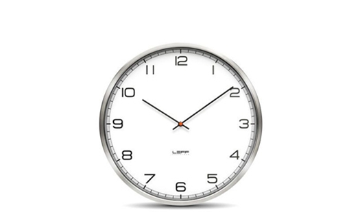 LEFF - One45 Clock White Arabic by Wiebe Teertstra