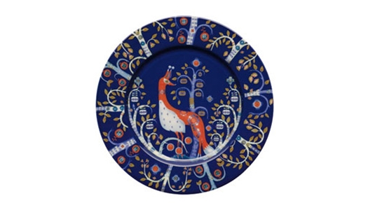 Iittala - Taika Plate Ø 22 Blue by Klaus Haapaniemi