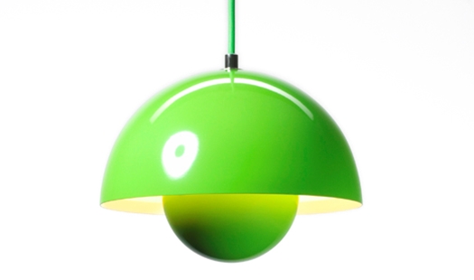 &Tradition - FlowerPot Pendant VP1 Lacquered by Verner Panton