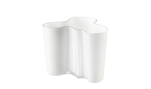 Click here to view larger image Iittala - Aalto Vase 120mm opal by Alvar Aalto