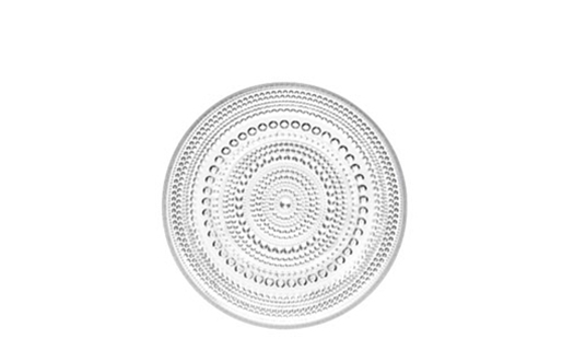 Iittala – Kastehelmi Plate 170mm Dew Drop Clear by Oiva Toikka