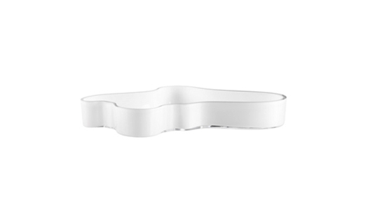 Iittala - Aalto Bowl 380x50mm opal by Alvar Aalto