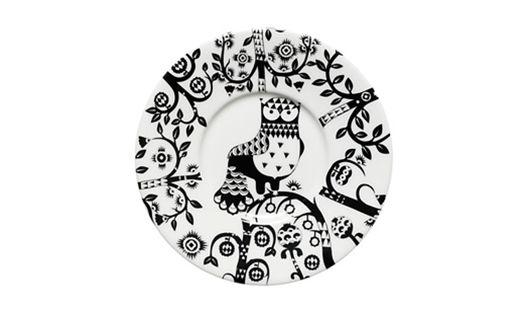 Iittala - Taika Plate Ø 15cm Black by Klaus Haapaniemi