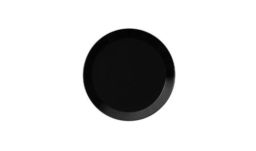 Iittala - Teema Plate Ø17cm Flat Black by Kaj Franck
