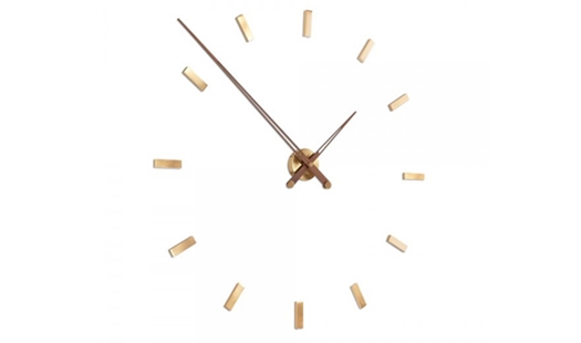 Click here to view larger image Nomon -  Tacon 12 g Clock - Walnut Gold by José María Reina