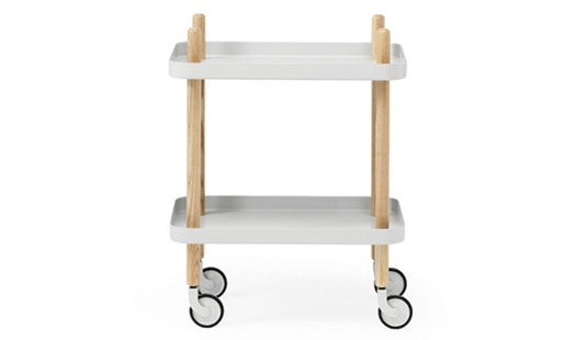 Normann Copenhagen -  Block Table Light Grey by Simon Legald