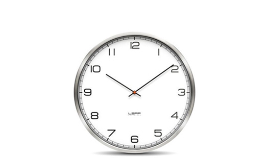 LEFF - One45 Clock White Arabic by Wiebe Teertstra