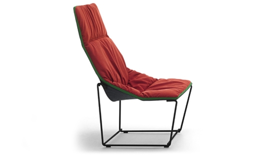Viccarbe - Ace Steel Base Lounge by Jean-Marie Massaud