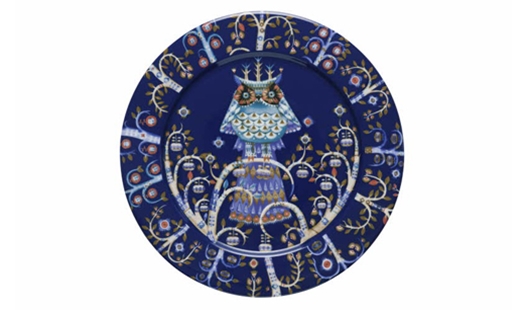Iittala - Taika Plate 27cm Blue by Klaus Haapaniemi