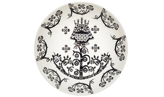 Iittala - Taika Plate Deep 20cm Black by Klaus Haapaniemi, Heikki Orvola