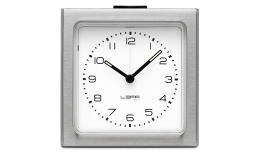 LEFF - Block Alarm Clock White Arabic by Erwin Termaat