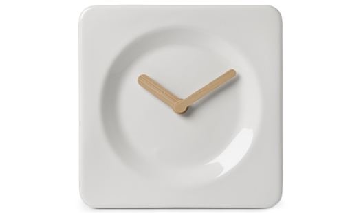 LEFF amsterdam - Tile Clock White by Robert Bronwasser