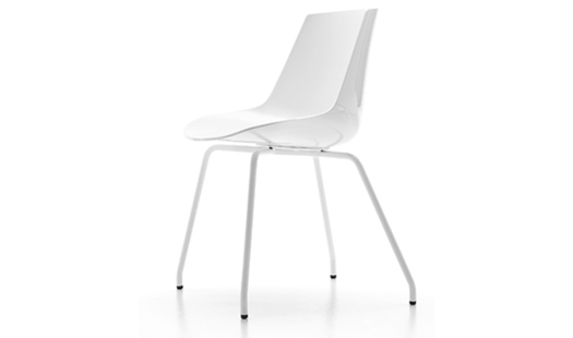 MDF Italia – Flow Chair 4-legged Base by J. M. Massaud