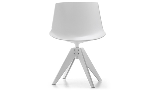 MDF Italia – Flow Chair VN 4-legged Steel Base by Jean-Marie Massaud