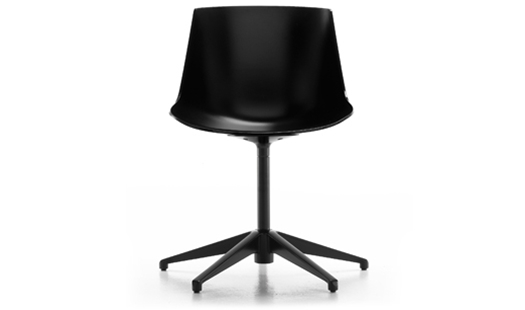 Click here to view larger image MDF Italia – Flow Chair Fixed 5 Point-Star Base by Jean-Marie Massaud