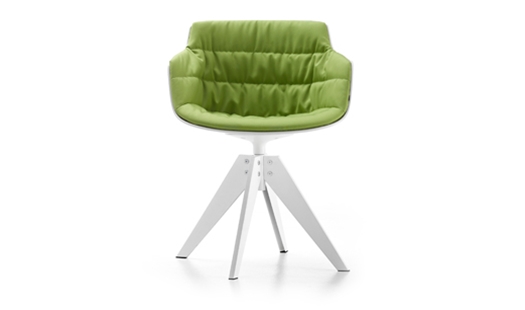 MDF Italia – Flow Slim VN 4-legged Steel Base Padded by J. M. Massaud
