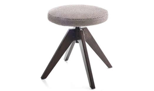 MDF Italia – Flow Pouf VN 4-legged Oak Base by Jean-Marie Massaud
