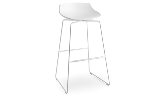 MDF Italia – Flow Stool Sled Base by Jean-Marie Massaud