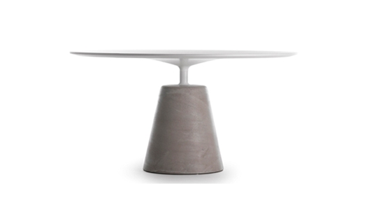 MDF Italia - Rock Table Wide Base by Jean Marie Massaud