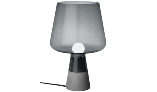 Iittala - Leimu Lamp 380x250mm Grey by Magnus Pettersen
