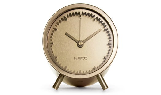 Tube Clock Brass