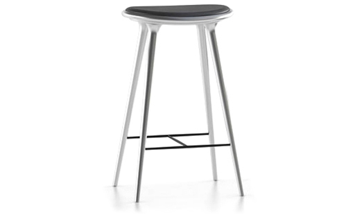 Mater - High Stool Aluminum by Signe Bindslev Henriksen & Peter Bundgaard Rützou