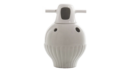Bd Barcelona  - Showtime Vase 3 White by Jaime Hayon