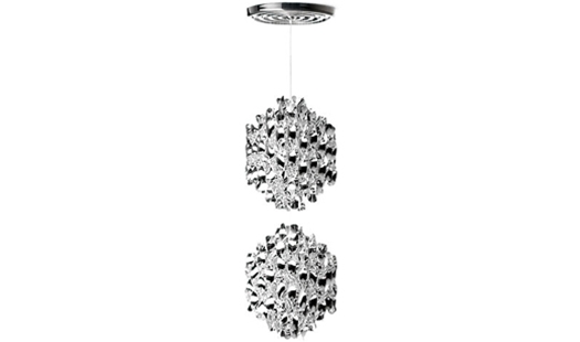 Verpan - Spiral Silver Double SP2 by Verner Panton