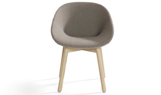Beso 4-Legged Wood With Armrests