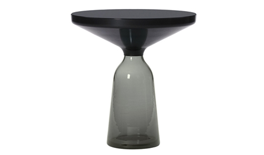 Bell Side Table Black Burnished Steel