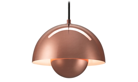 Click here to view larger image FlowerPot Pendant VP1 - Polished Copper