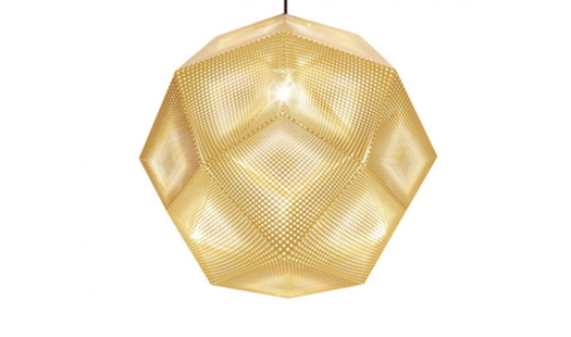 Click here to view larger image Etch Pendant 50cm Brass