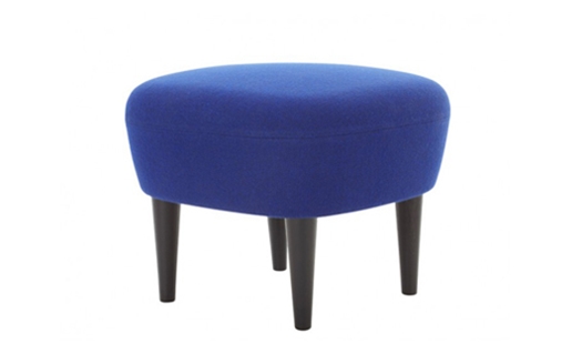 Click here to view larger image Wingback Ottoman