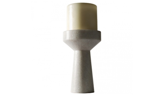 Stone Candle Holder Short