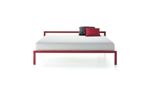 MDF Italia –Aluminium Bed lacquered by B.Fattorini