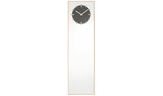 Click here to view larger image Inverse Mirror Clock - Black