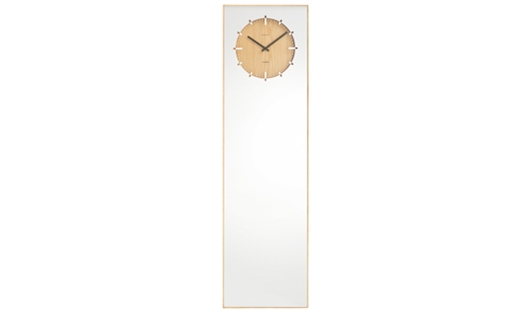Click here to view larger image Inverse Mirror Clock - Natural
