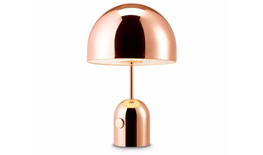 Click here to view larger image Bell Table Light Copper