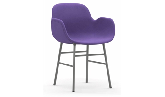 Click here to view larger image Form Armchair Metal Base