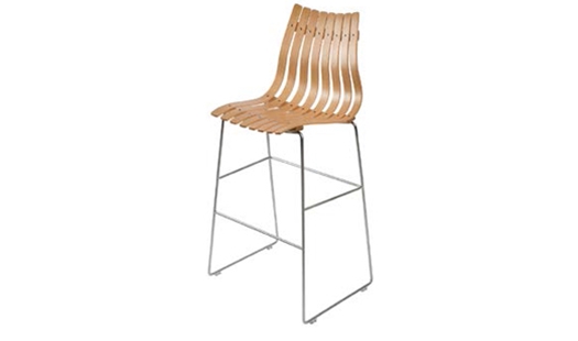 Fjordfiesta - Scandia Bar Stool 75cm by Hans Brattrud