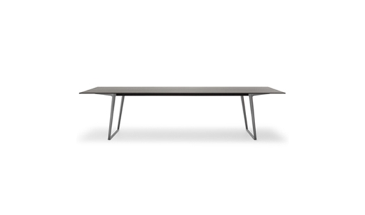 MDF Italia – Axy Comfort Table - Extension - Metalic by Claudio Bellini