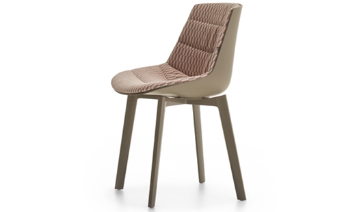 MDF Italia – Flow Color - 4-legged Cross Base Padded by Jean-Marie Massaud