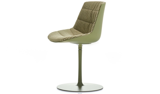 Click here to view larger image MDF Italia – Flow Color - Central Leg Mass-Pigmented Shell - Padded by Jean-Marie Massaud