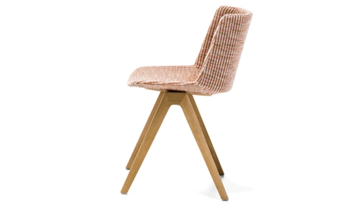 Click here to view larger image MDF Italia – Aiku Soft - 4-legged Oak Base - Padded by Jean Marie Massaud