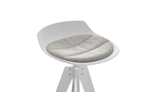 MDF Italia – Flow Stool Upholstered Pad by Jean Marie Massaud