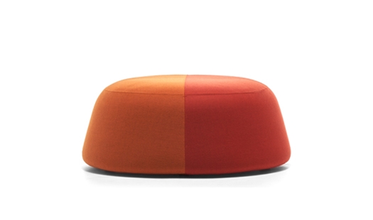 MDF Italia – Fuji Bicolor Pouf L by Francesco Rota